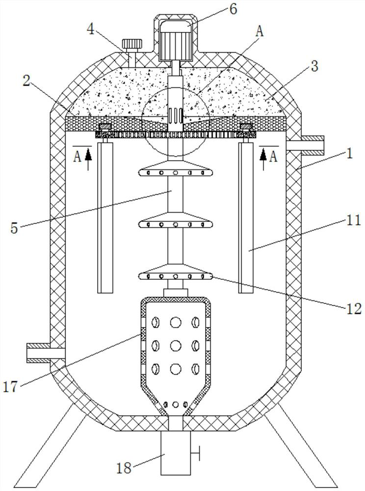 Environment-friendly sewage pretreatment device based on rotary centripetal force