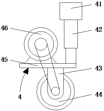 Iron sheet surface polishing device