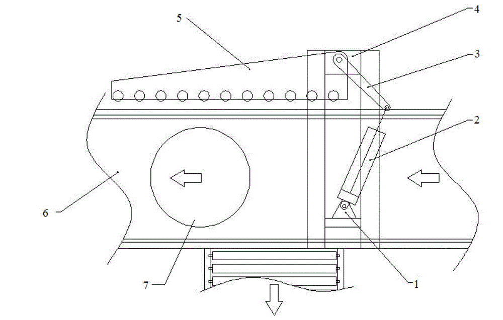 45-degree distributing mechanism for automatic tire production line