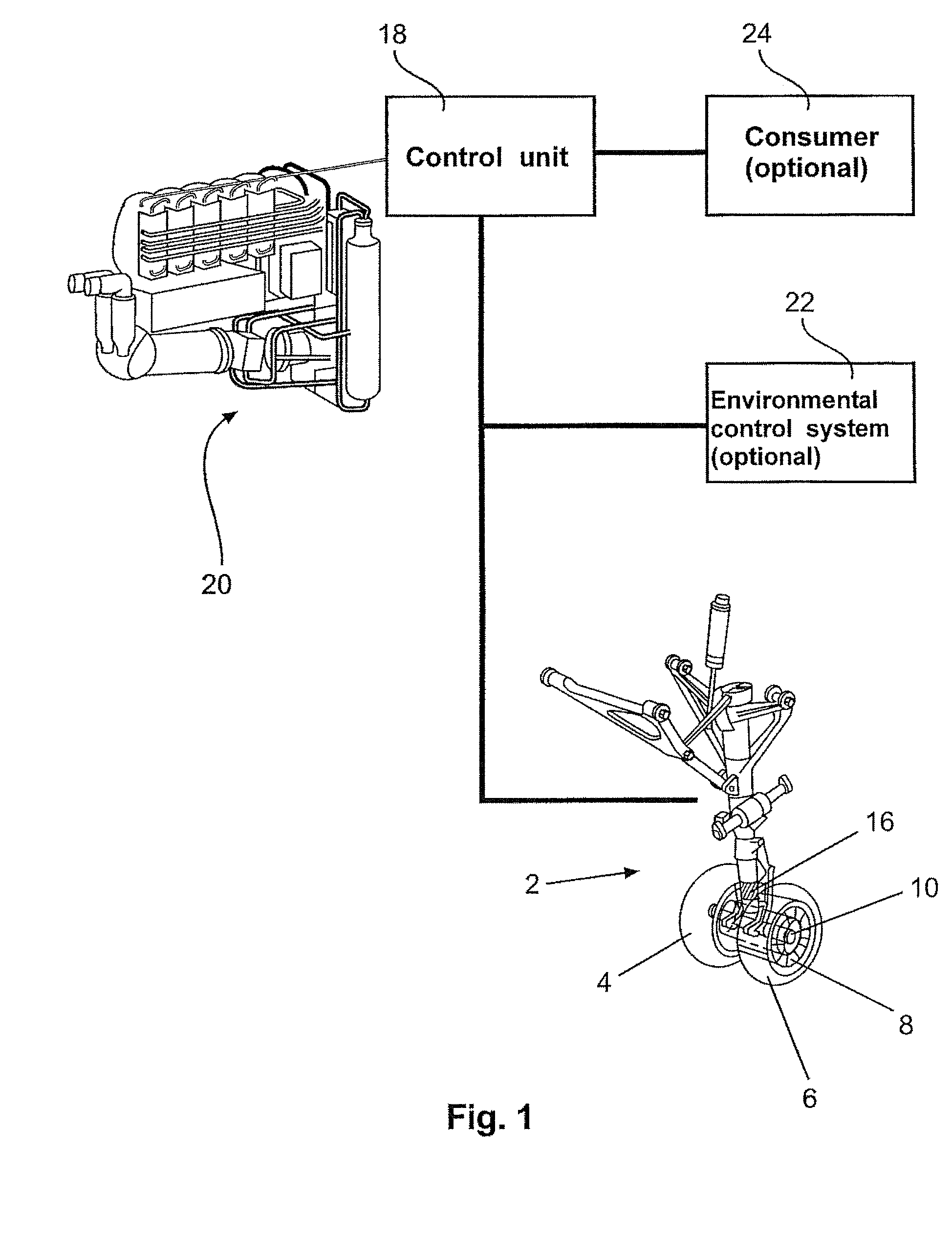 Wheel drive system for aircraft with a fuel cell as energy source