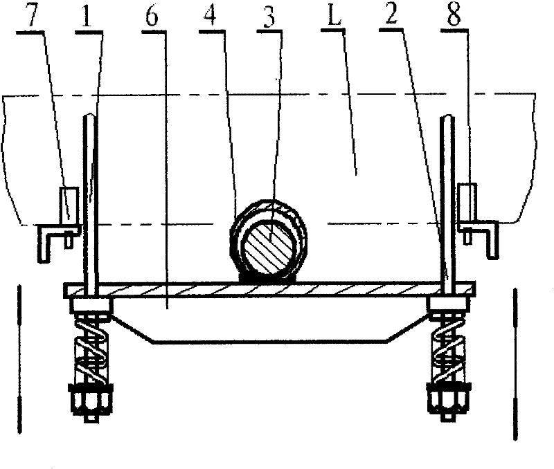 Seesaw-type rope end balancing device for forcibly driving elevator