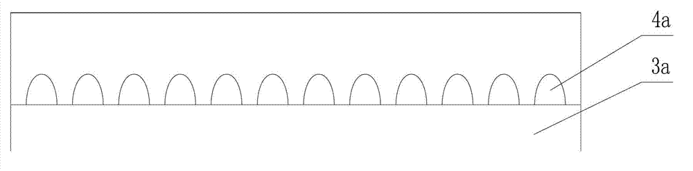 Hybrid unequal space patterned substrate and manufacturing method thereof