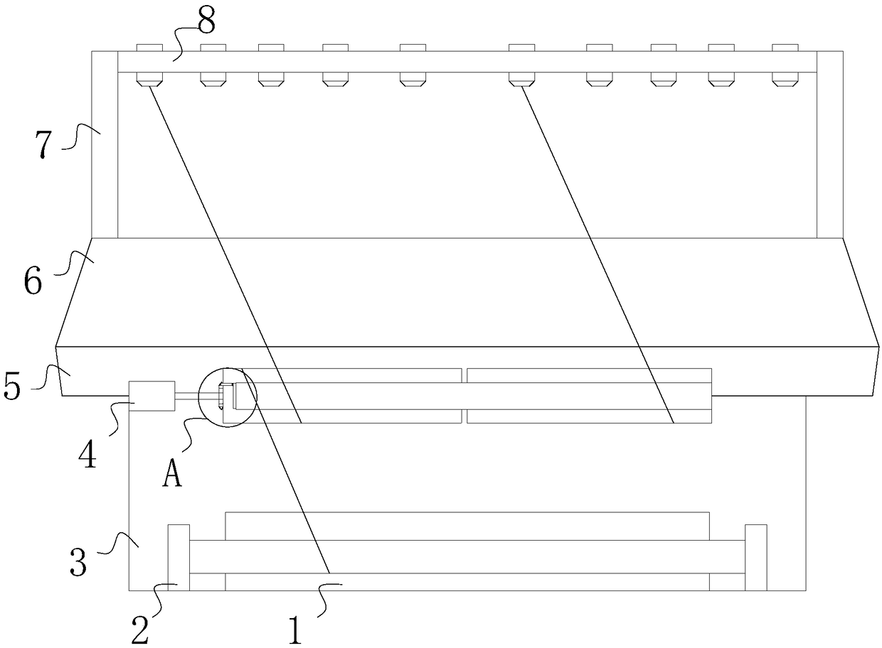 Self-stabilizing line graded transmission textile processing device