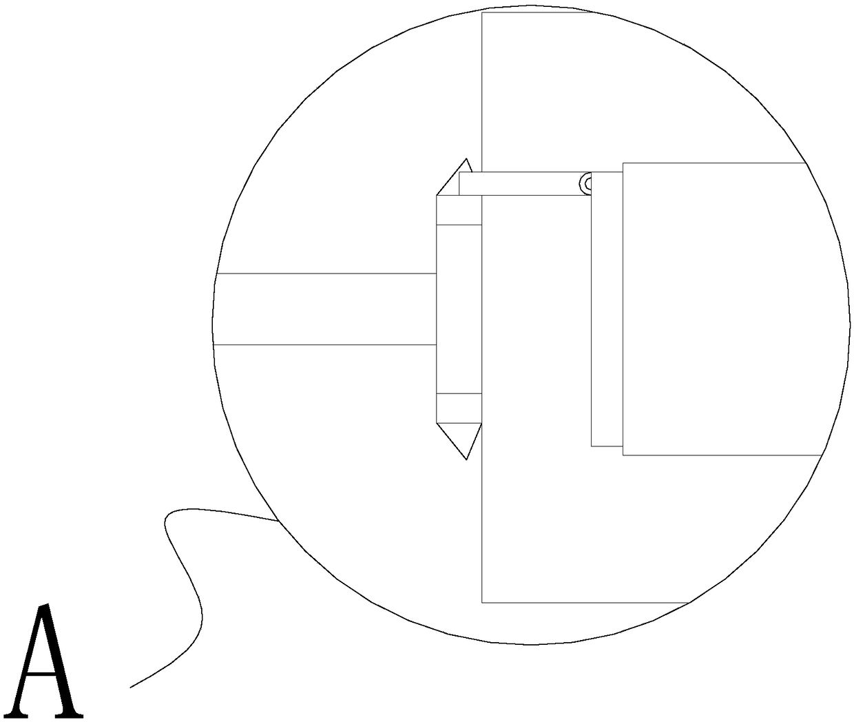 Self-stabilizing line graded transmission textile processing device