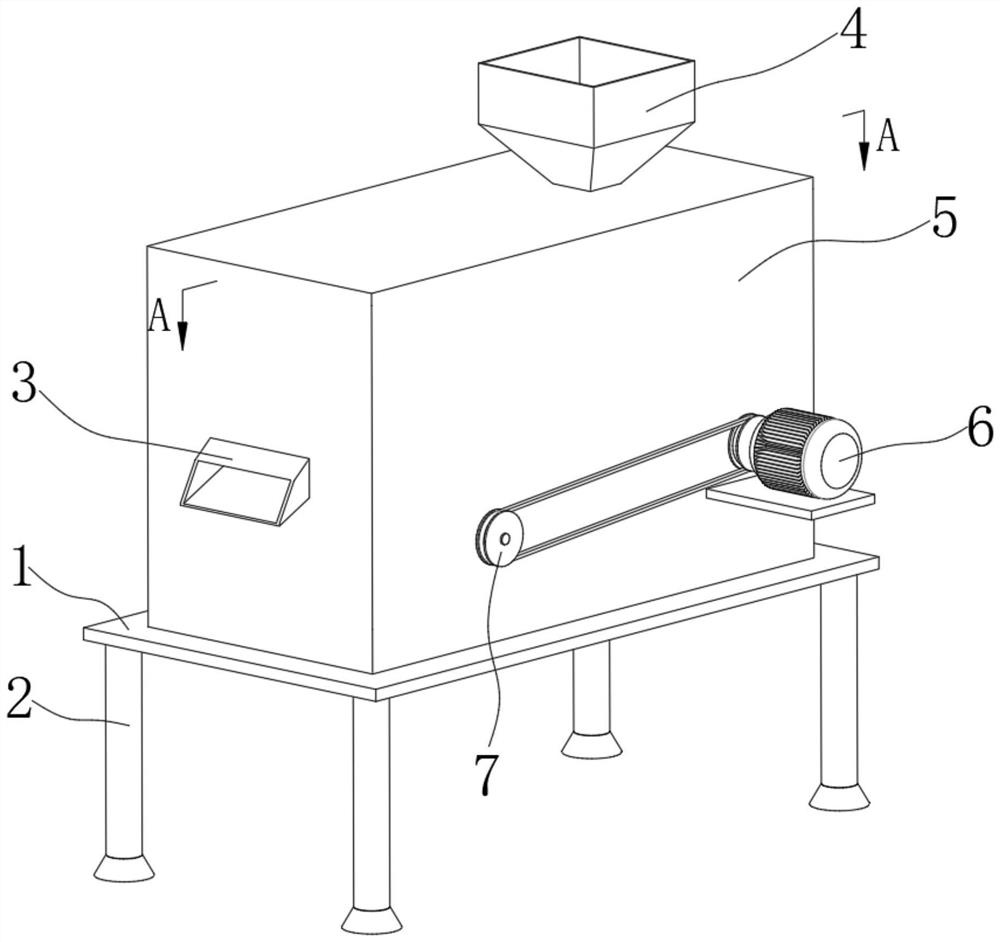 Gravel multi-stage screening machine for building construction