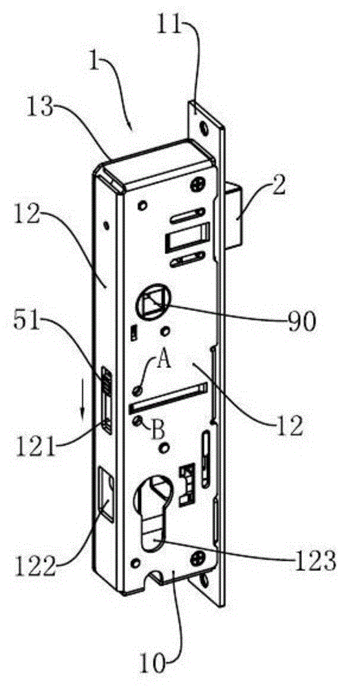 Lock with bolt adjusting mechanism