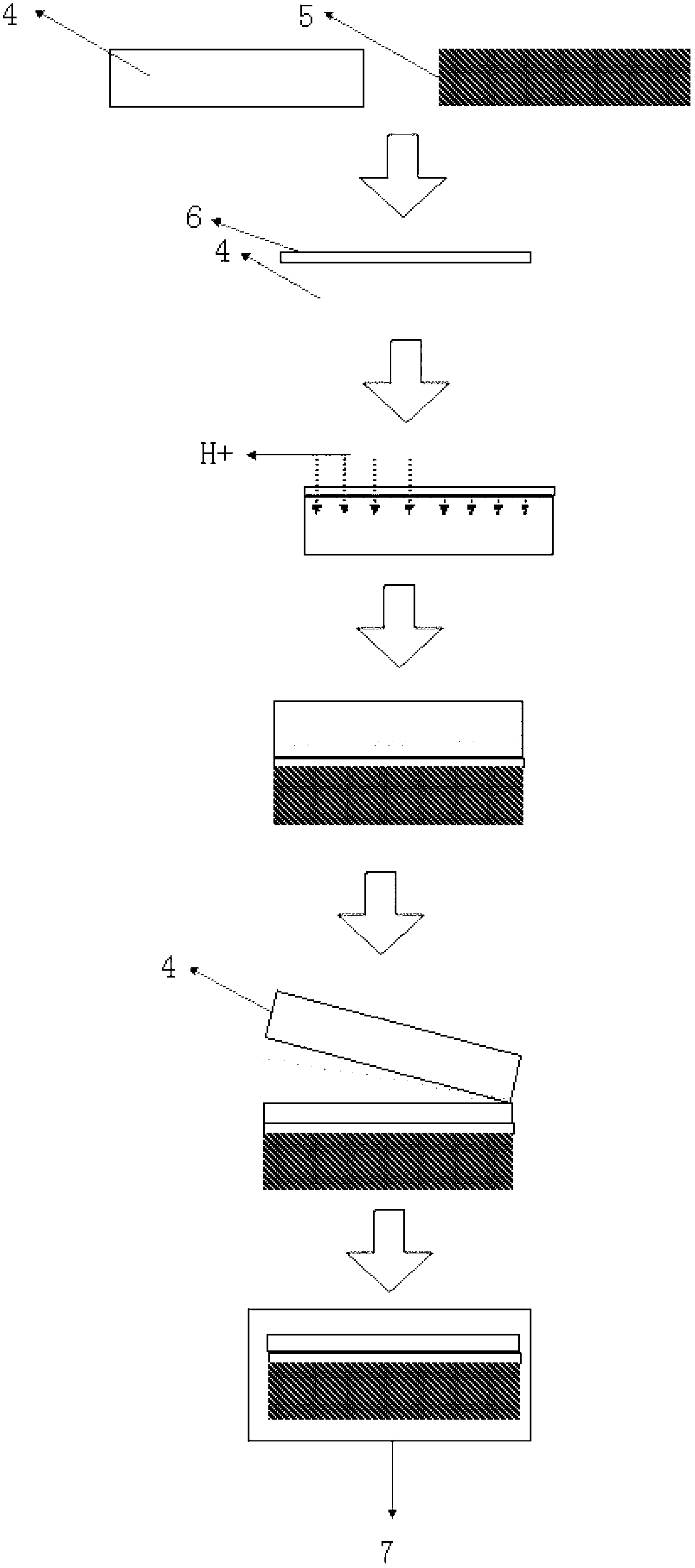 Method for preparing epitaxial composite substrate of gallium nitride based semiconducting material