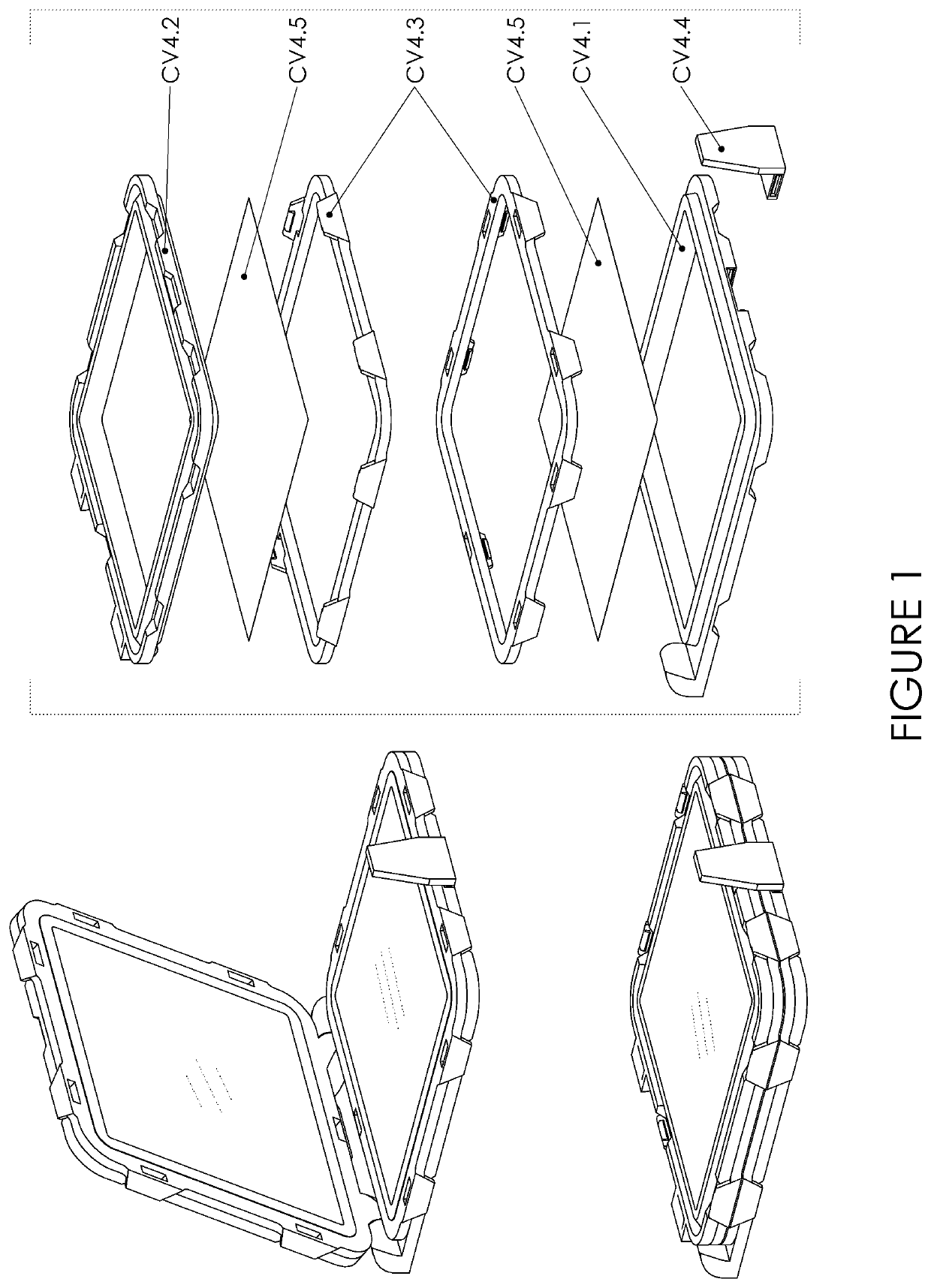 Reusable specimen imaging device holder system with replaceable membranes