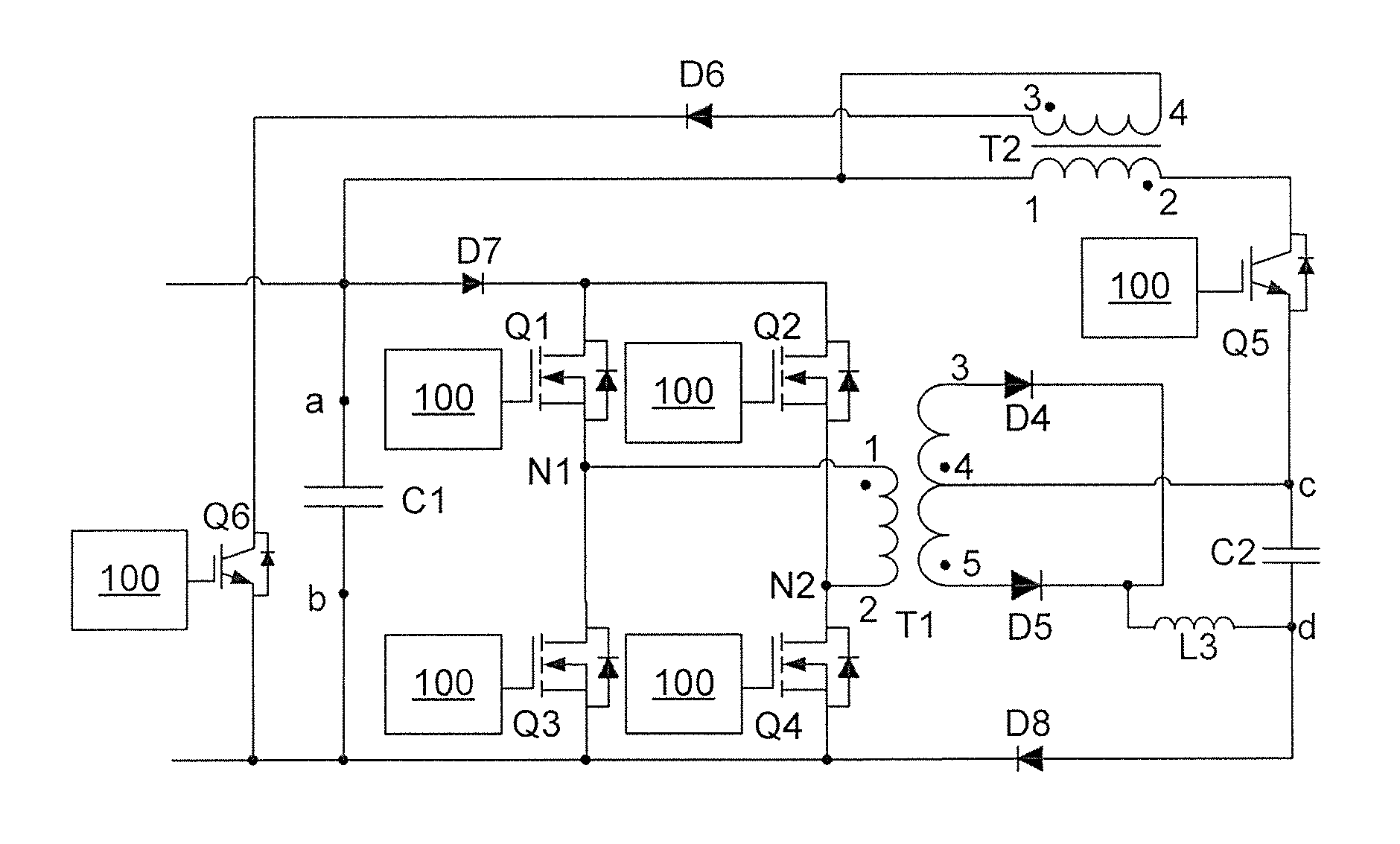 Battery heating circuits and methods using voltage inversion based on predetermined conditions