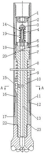 Drilling tool with spinning coupling function and operating method of drilling tool