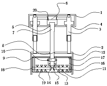 Energy-saving water gate having decontamination function