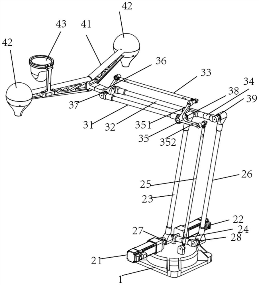 A rocker arm type human body temperature automatic measurement robot and measurement method