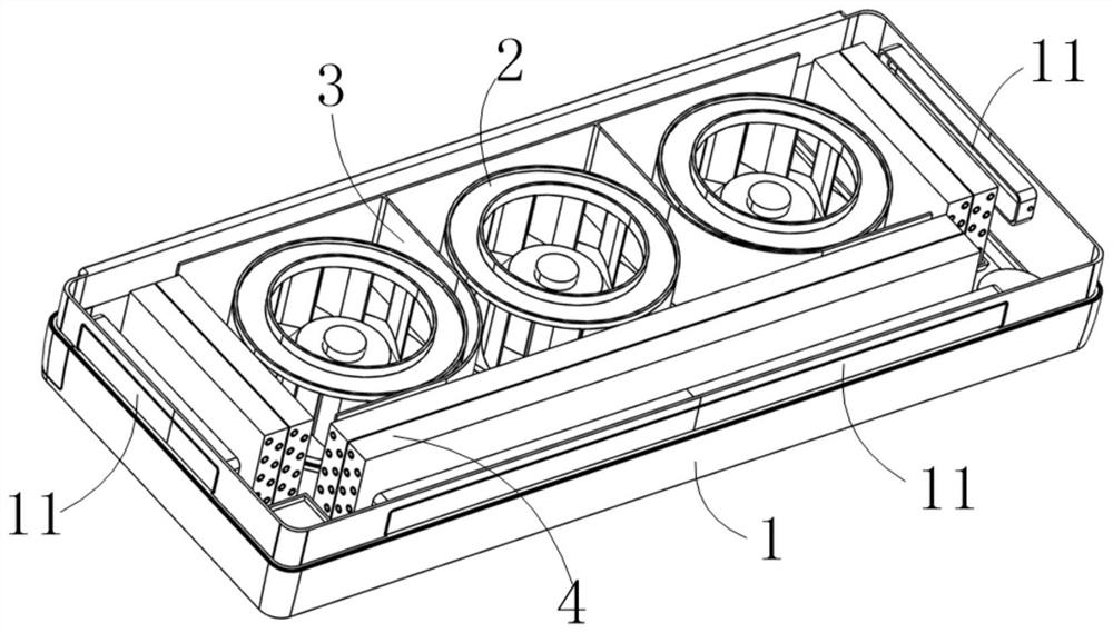 Air duct structure and wall-mounted air conditioner