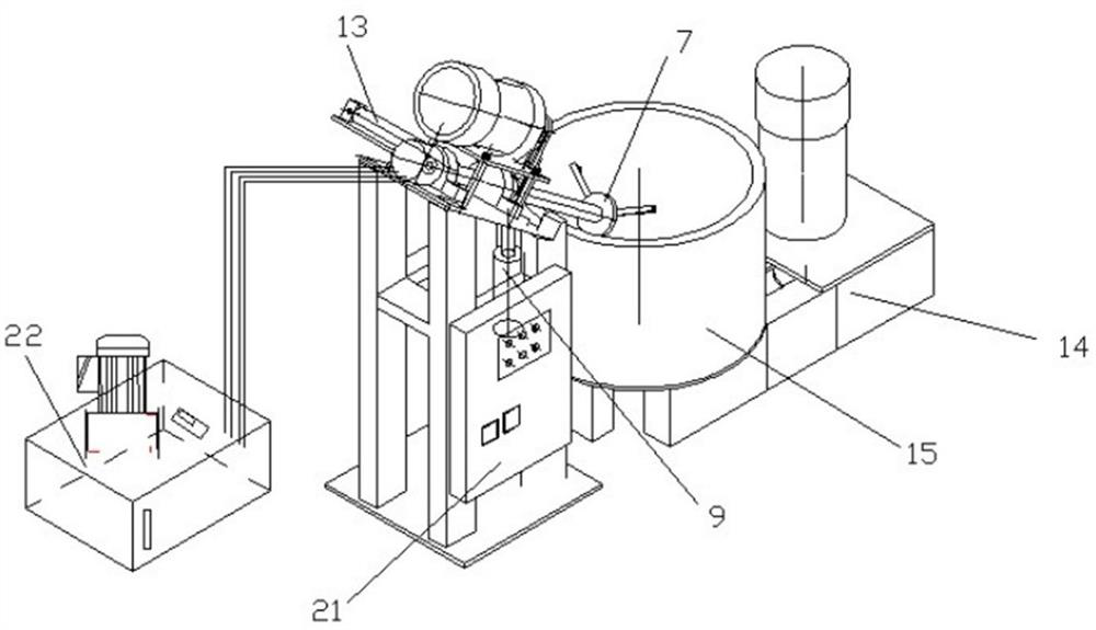 Hub polishing machine and using method thereof