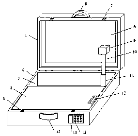 Building survey lofting device based on BIM