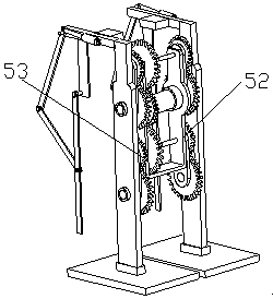 Automatic lawn laying device for garden environment protection and greening