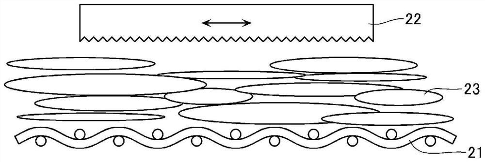 Graphite-copper composite material, heat sink member using same, and method for producing graphite-copper composite material