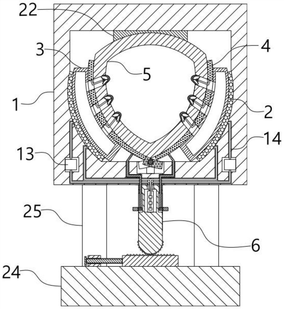 Bracket and multispectral fundus layered imaging equipment with bracket