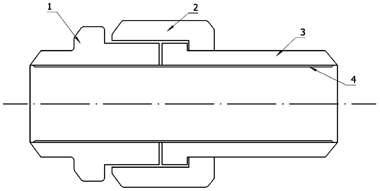 High-pressure air joint with insulating, wear-resistant and corrosion-resistant nano coating and preparation method