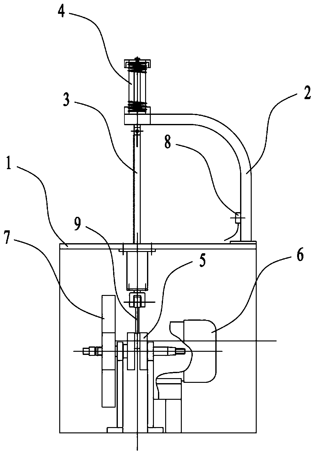 Spring reciprocating cutting device