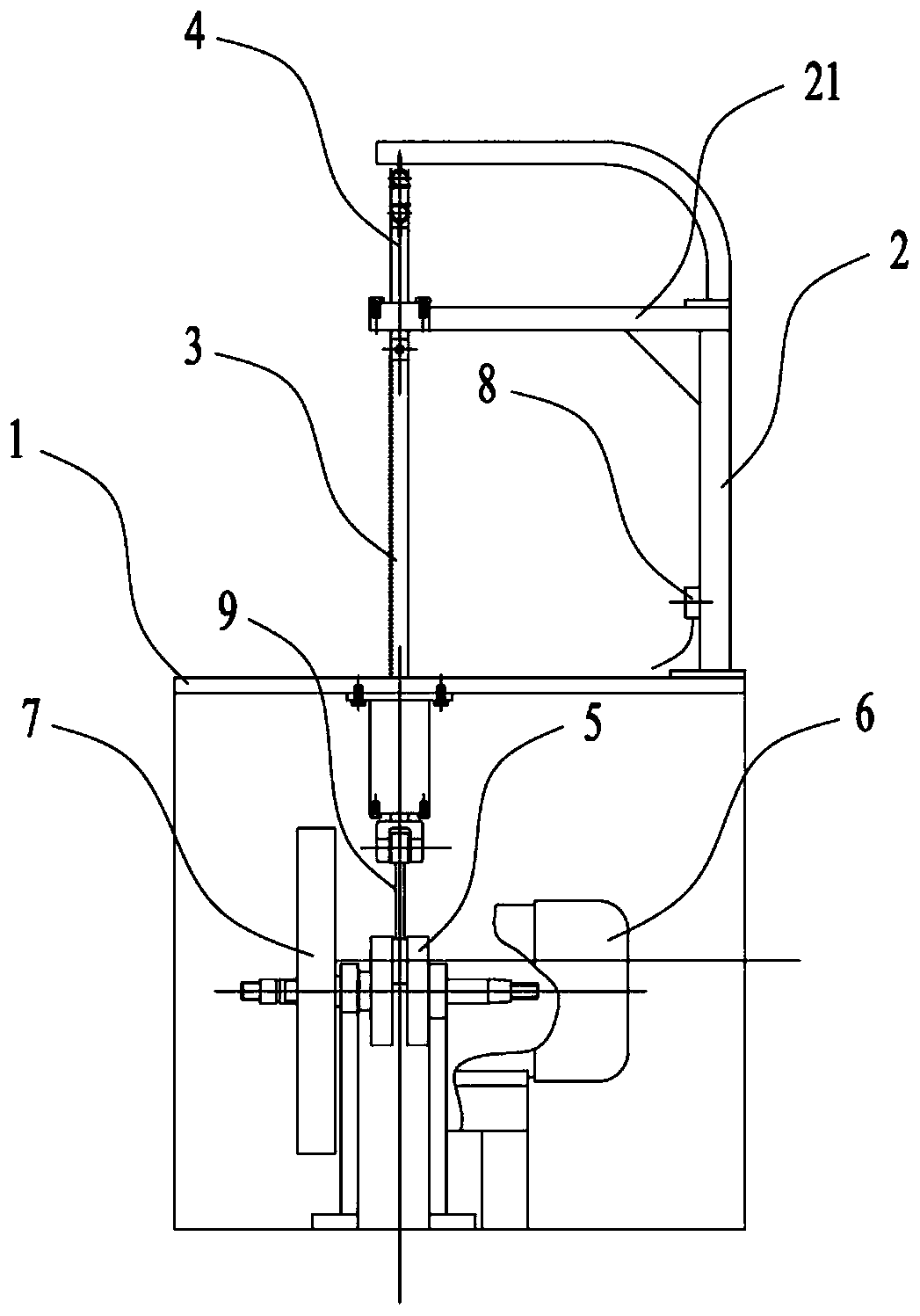 Spring reciprocating cutting device