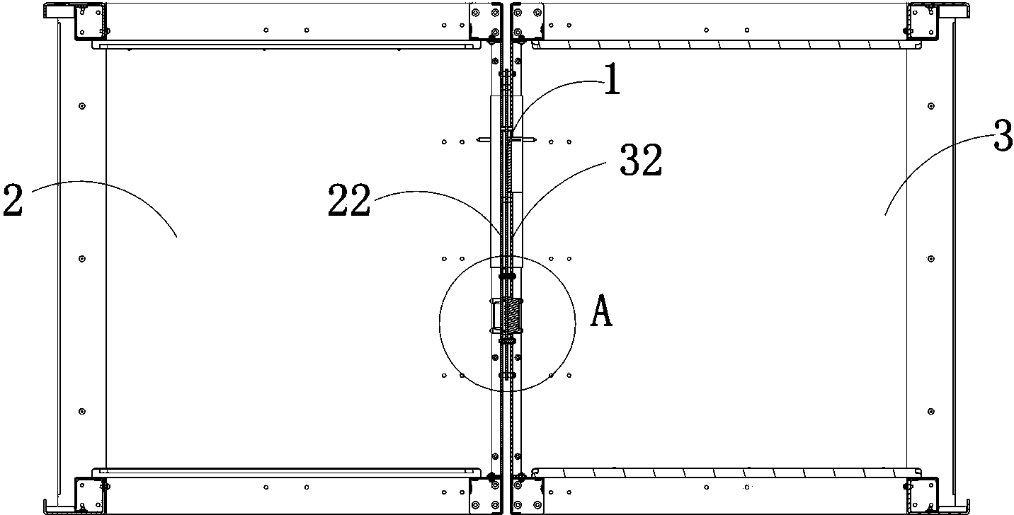 Sandwich back plate device for connecting plug-in cards