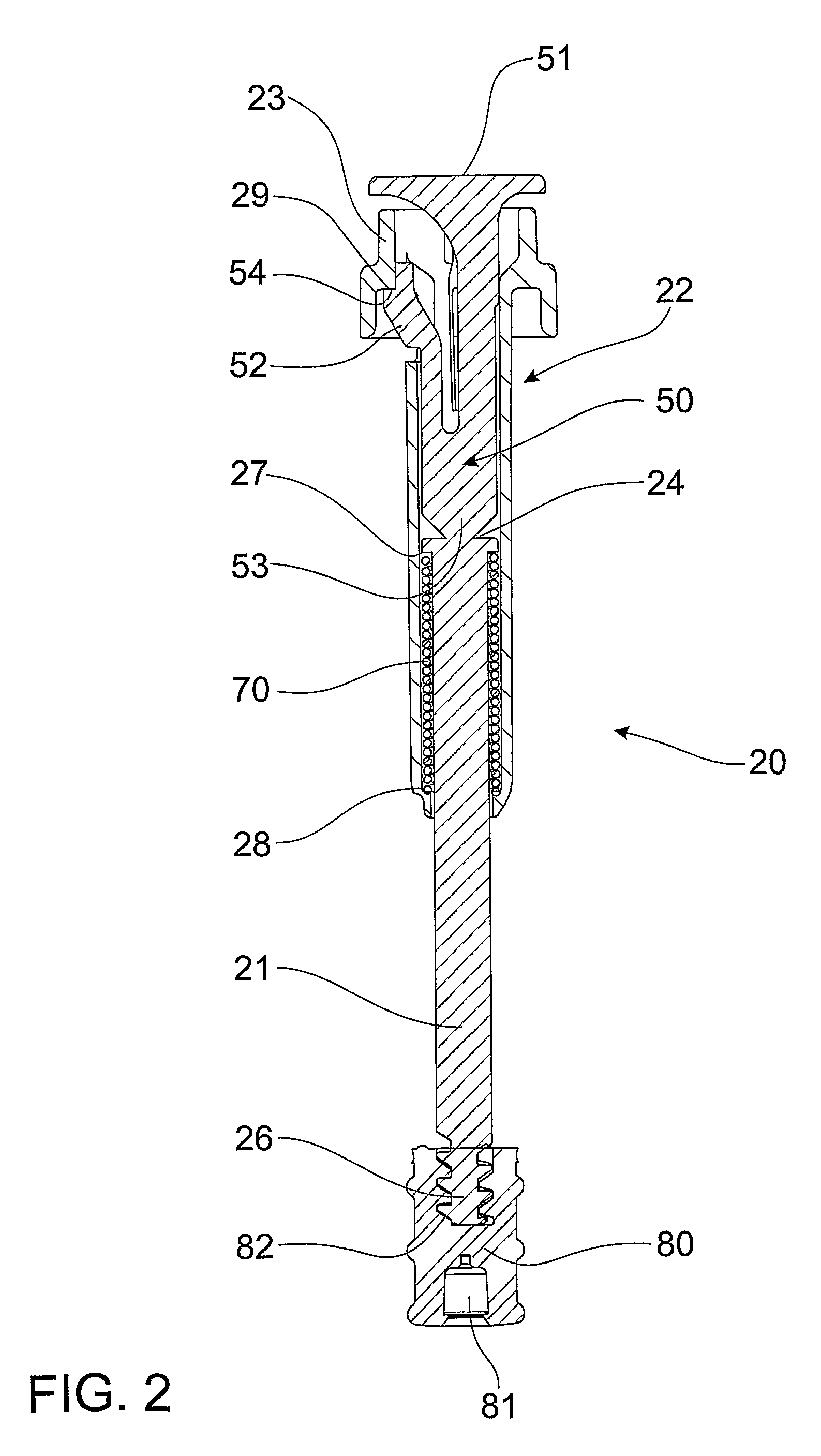 Prefilled retractable syringe, plunger and needle assembly