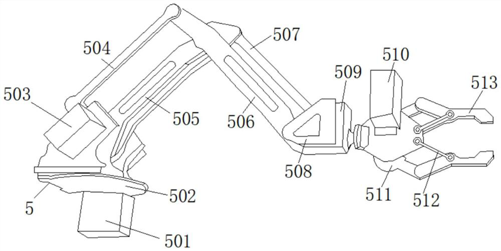 Multifunctional intelligent garbage sorting transport vehicle and manufacturing method thereof