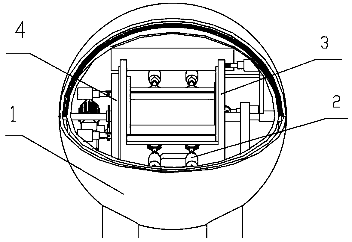 Earthquake self-rescue device with adjustable damping stiffness of hydro-pneumatic spring and working method