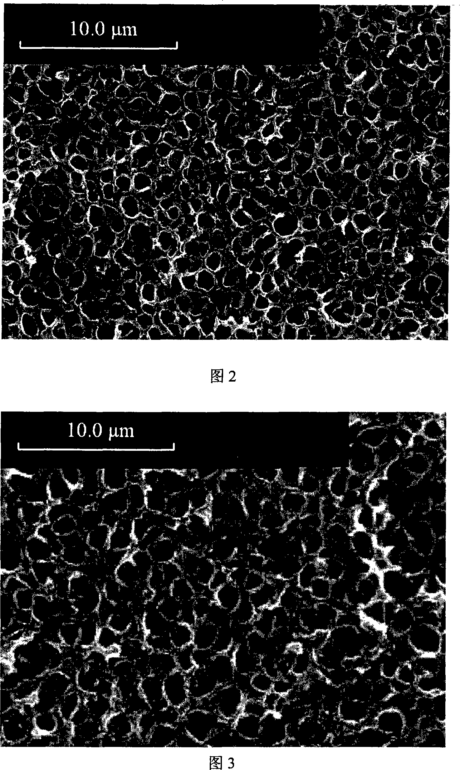Method for preparing polymer dispersion liquid crystal material by ultraviolet-heating step-polymerization process