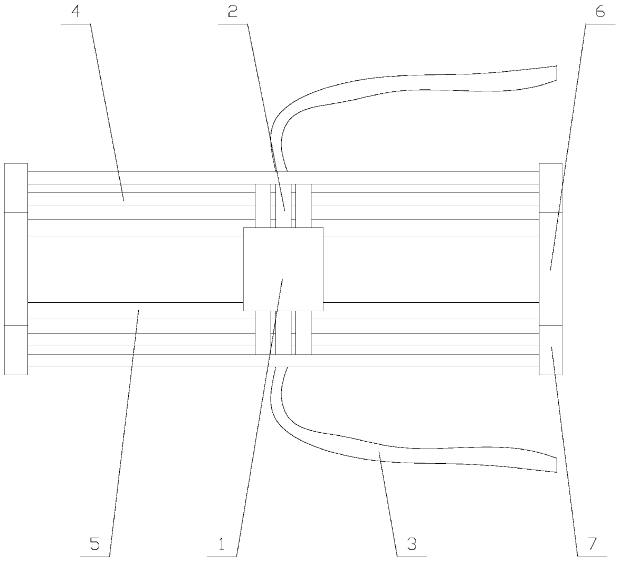 Coil rail type linear motor