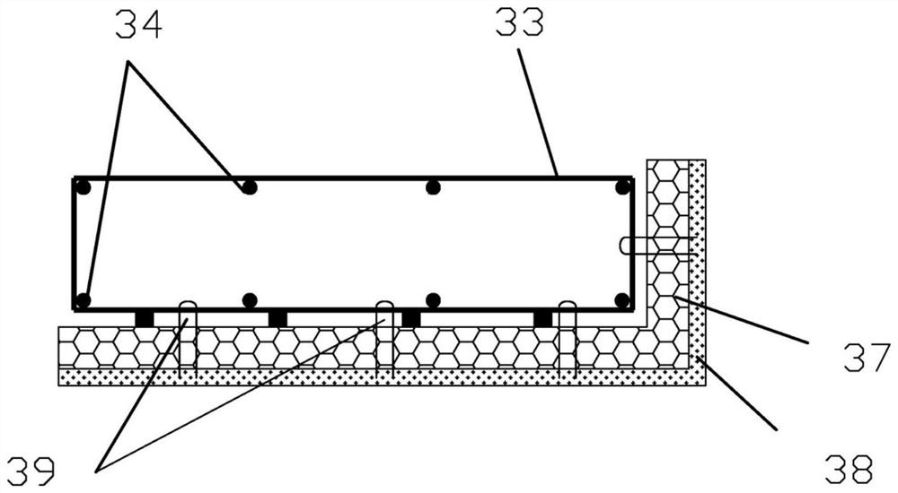 Single-sided superimposed L-shaped prefabricated part joint and construction method