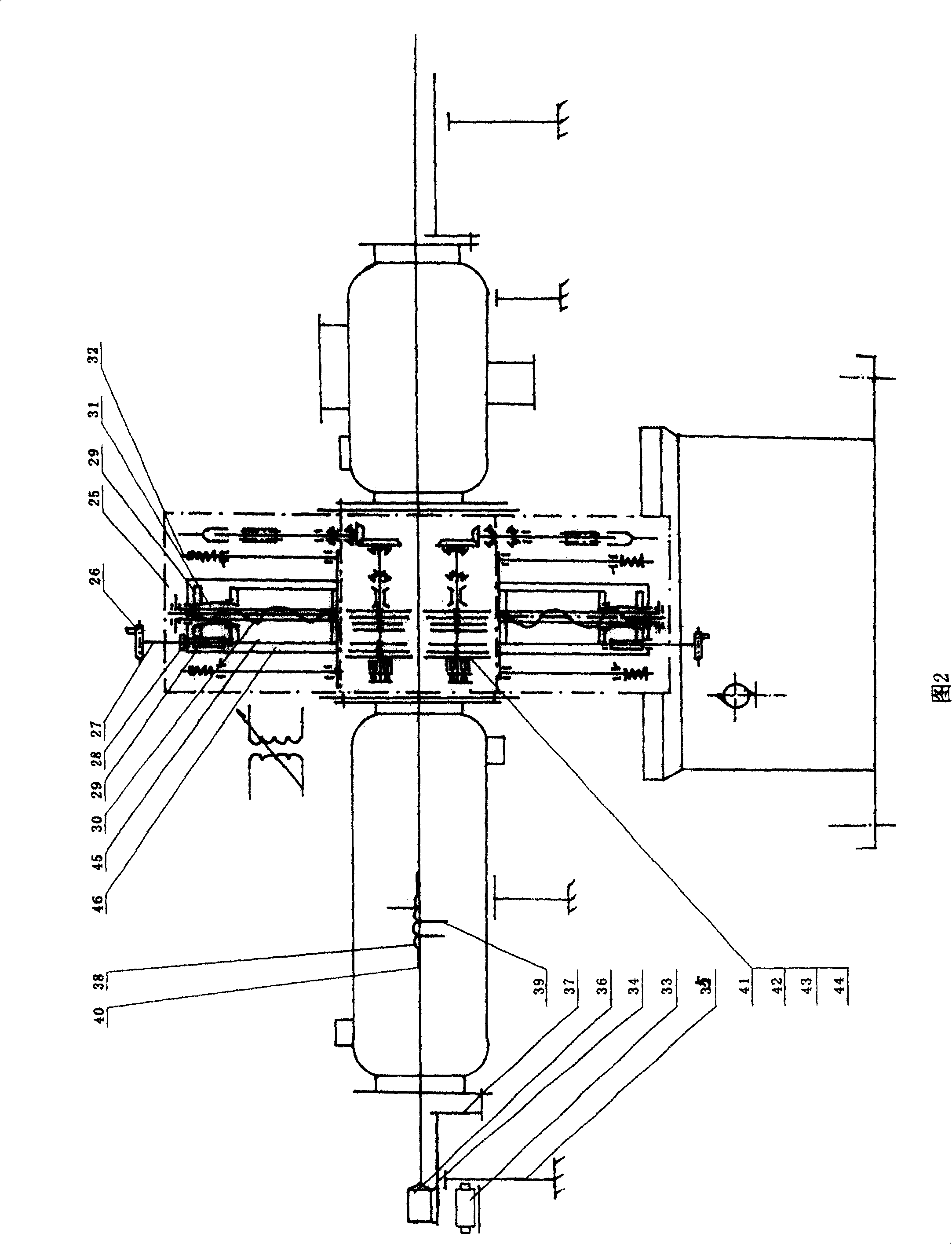 Process equipment for integral ring-shaped finned tube and technique thereof