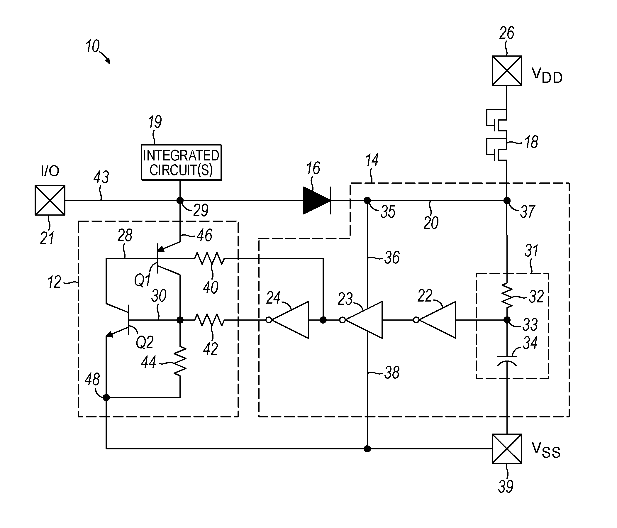 RC-triggered Semiconductor Controlled Rectifier for ESD Protection of Signal Pads