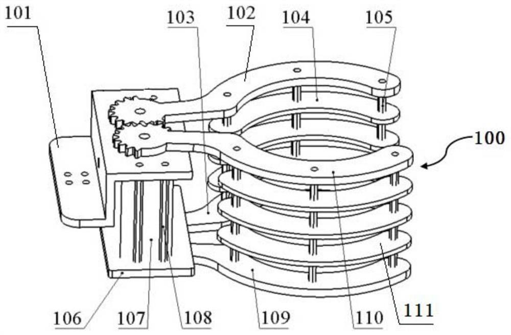 Outer pipeline climbing manipulator device