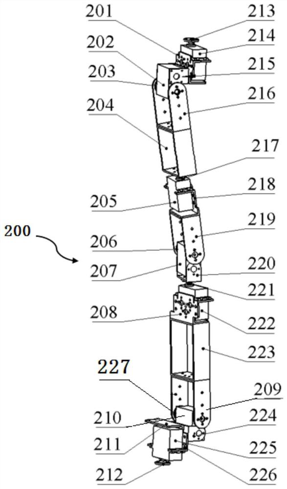 Outer pipeline climbing manipulator device