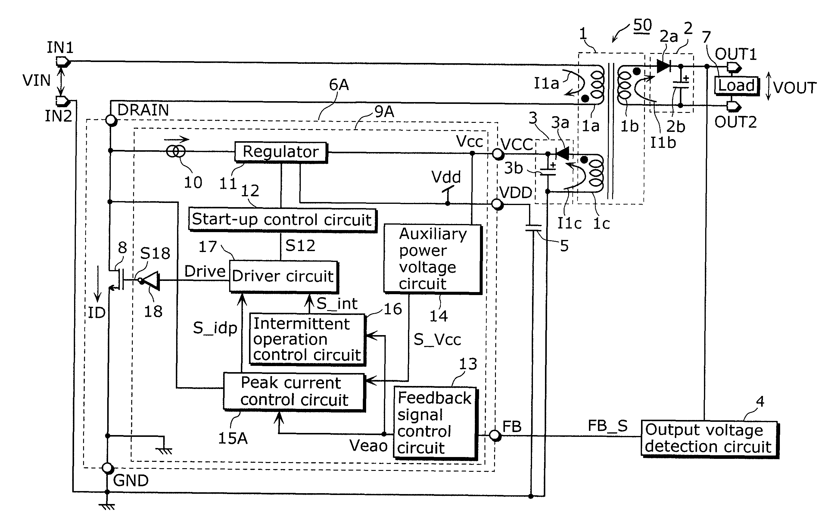 Switching power supply apparatus and semiconductor device