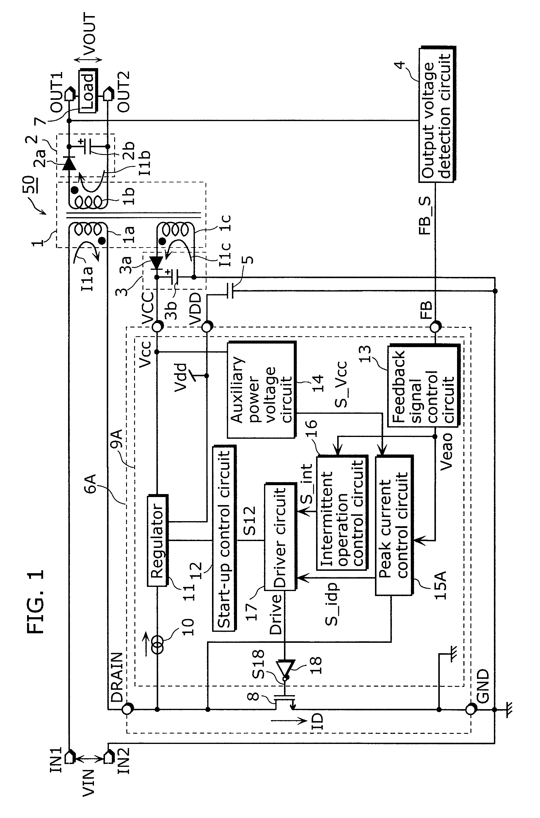 Switching power supply apparatus and semiconductor device