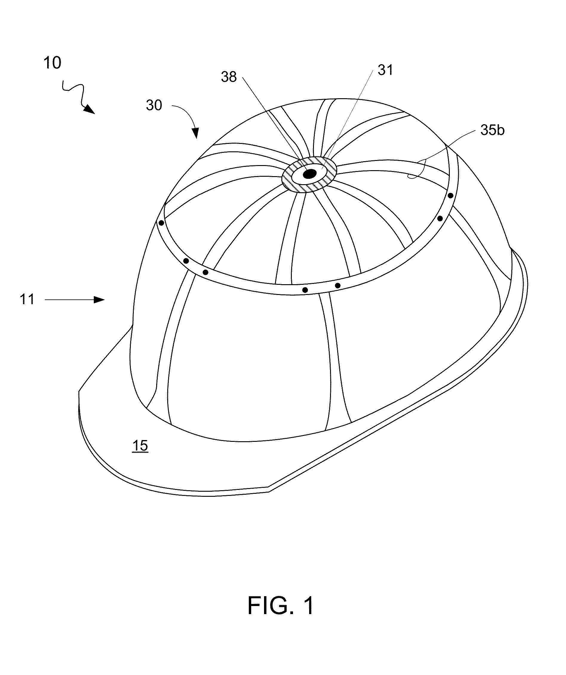 Headgear with fan assembly device
