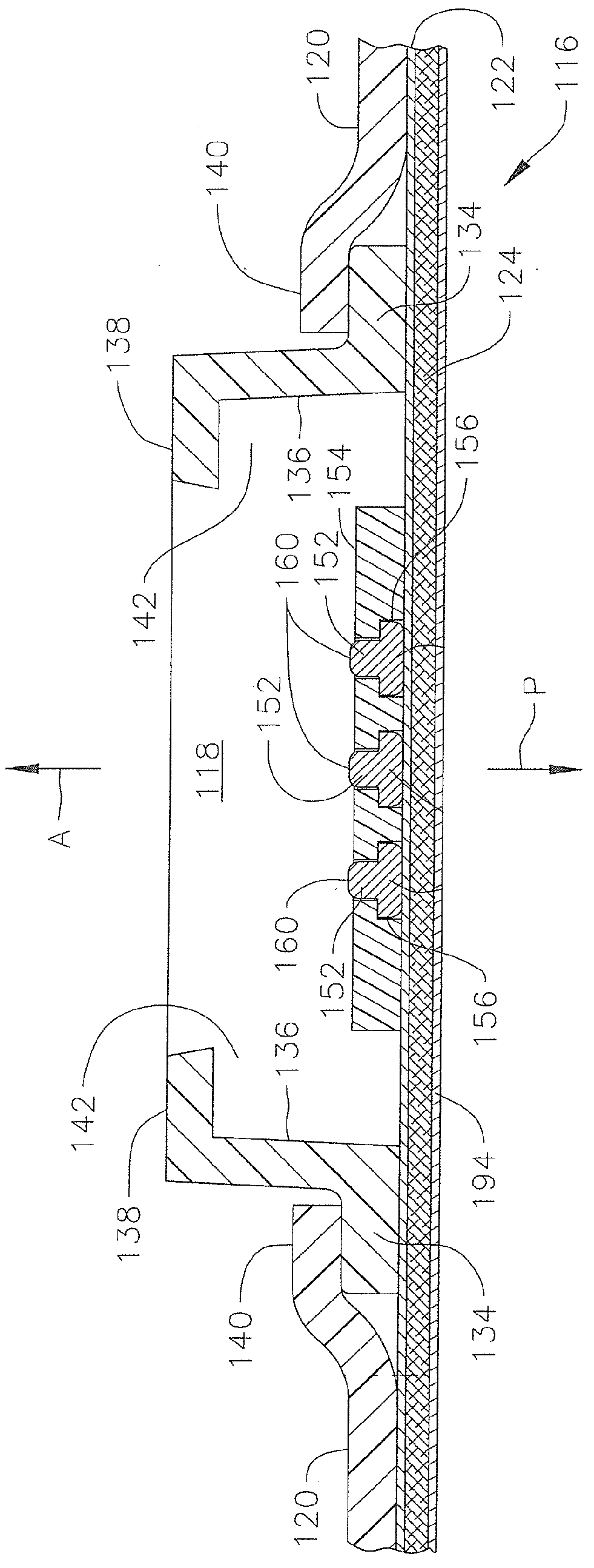 Single radio-transparent connector for multi-functional reference patch