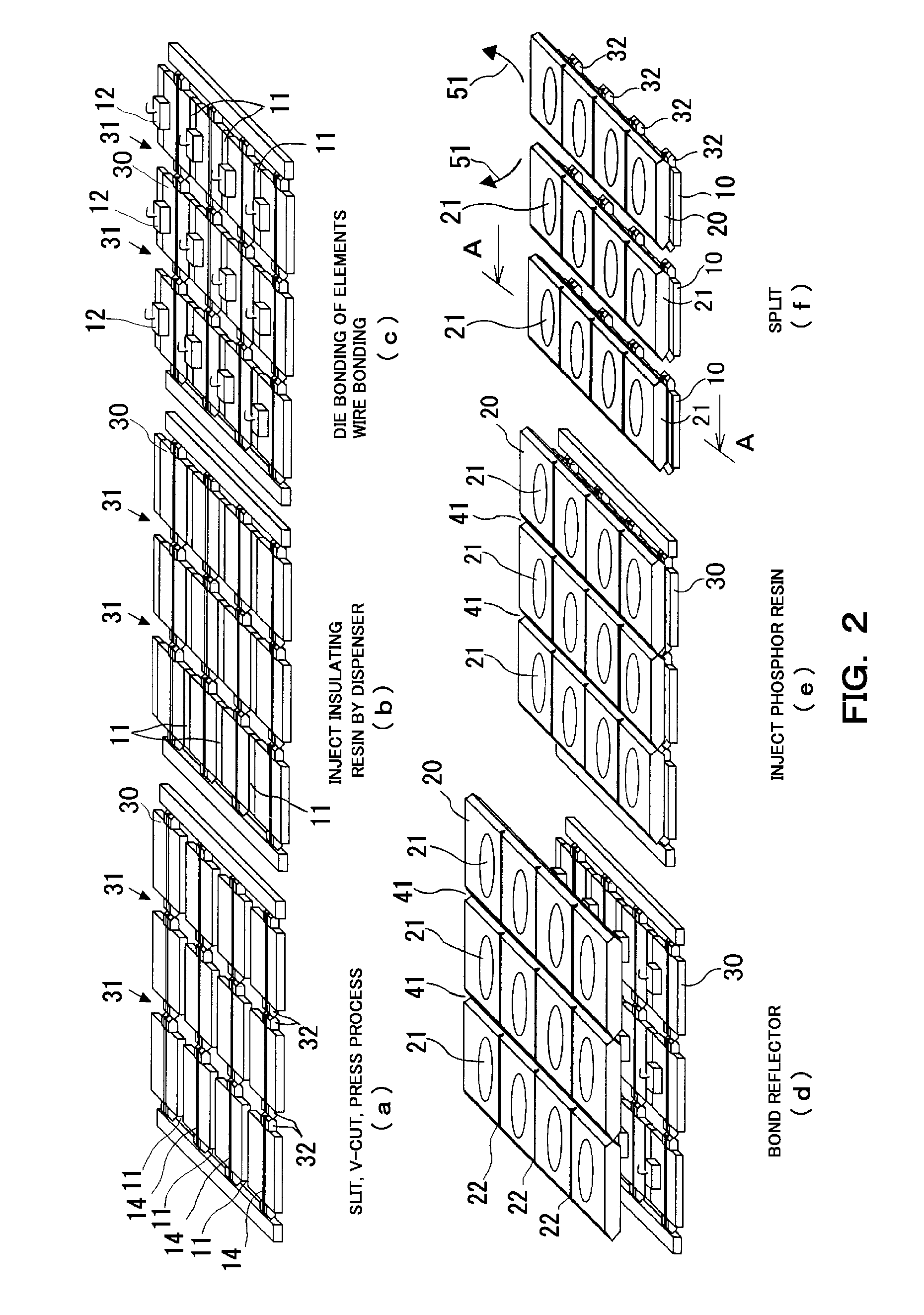 Method for manufacturing light emitting apparatus, light emitting apparatus, and mounting base thereof