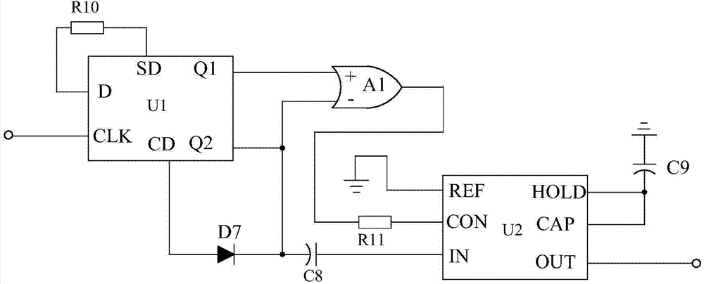 High-stability low-pass filtering inverter system based on pulse amplifying and triggering circuit