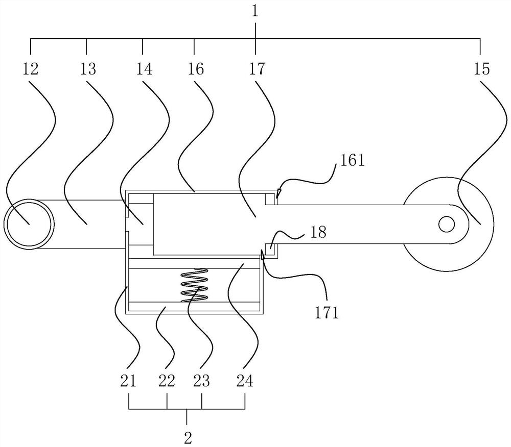 Constant-force tensioning mechanism and tufting machine