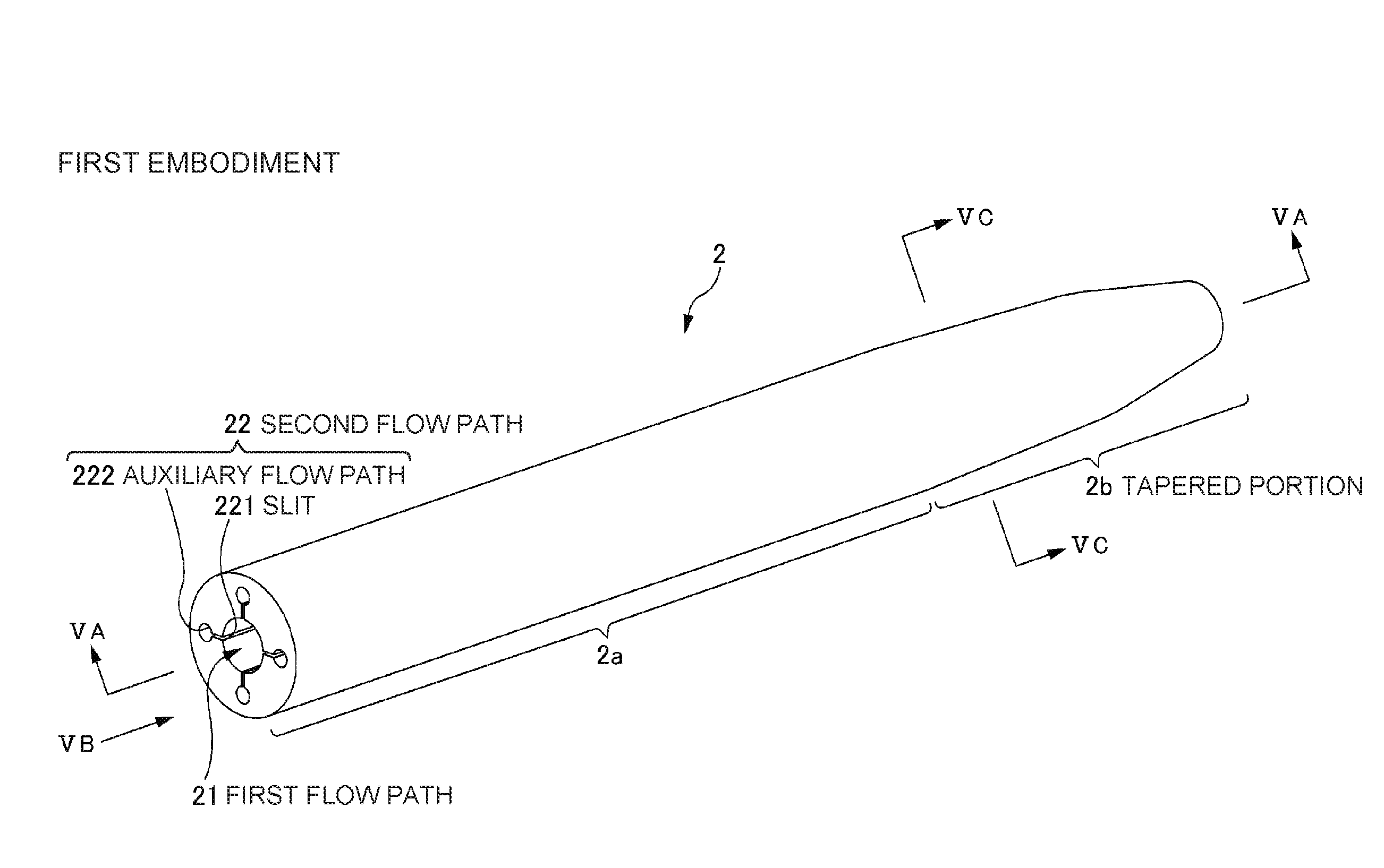 Infusion needle, infusion needle unit, and fluid infusion apparatus