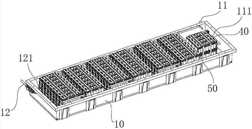 Battery module cell mounting structure