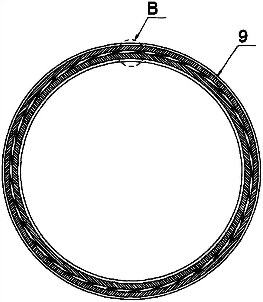 Wear-resistant and corrosion-resistant mouth ring device for water pump