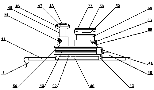 Ultrasonic diagnosis auxiliary device for hip joint of child