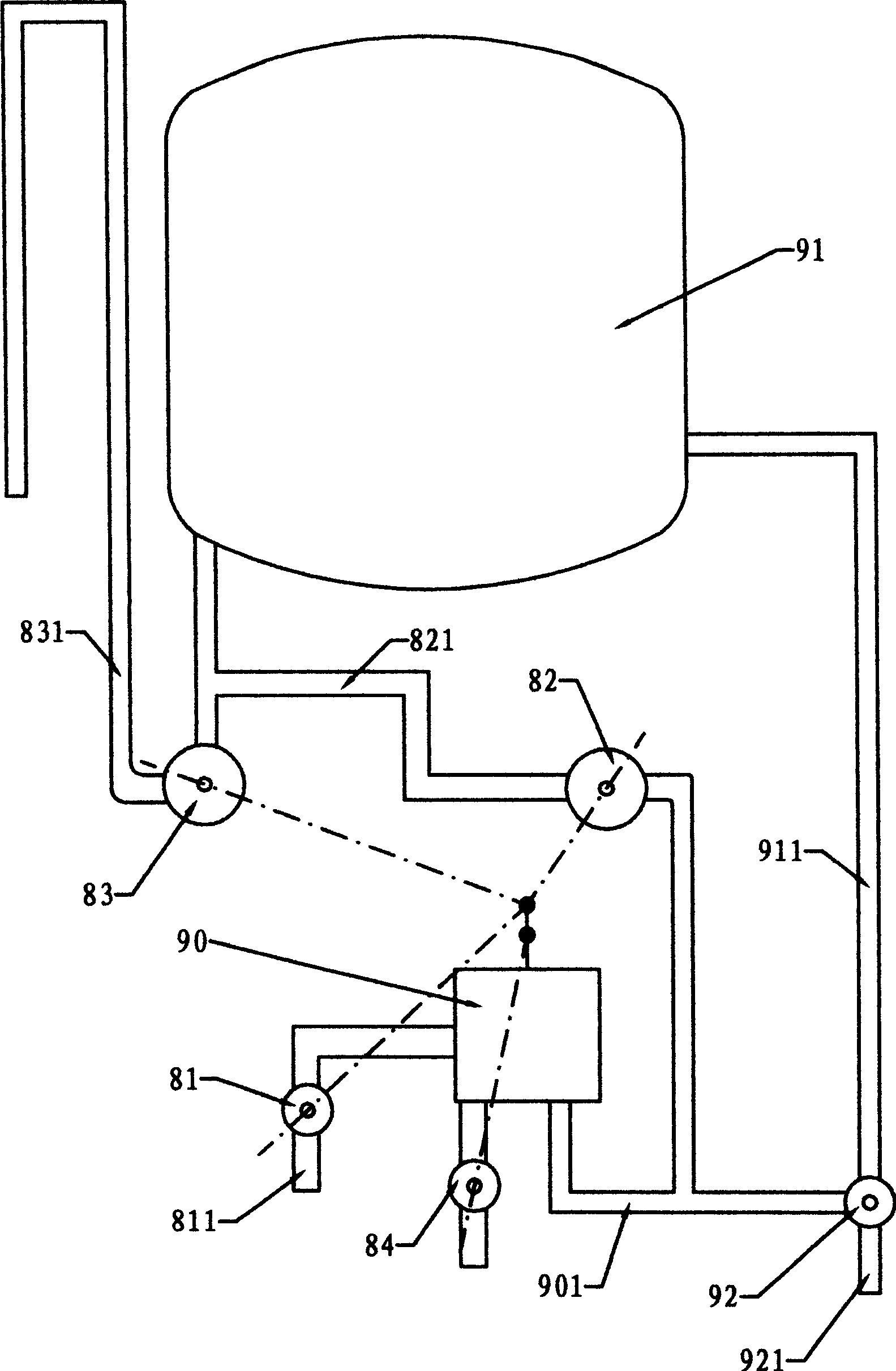Water flow automatic control method for mixed water heater