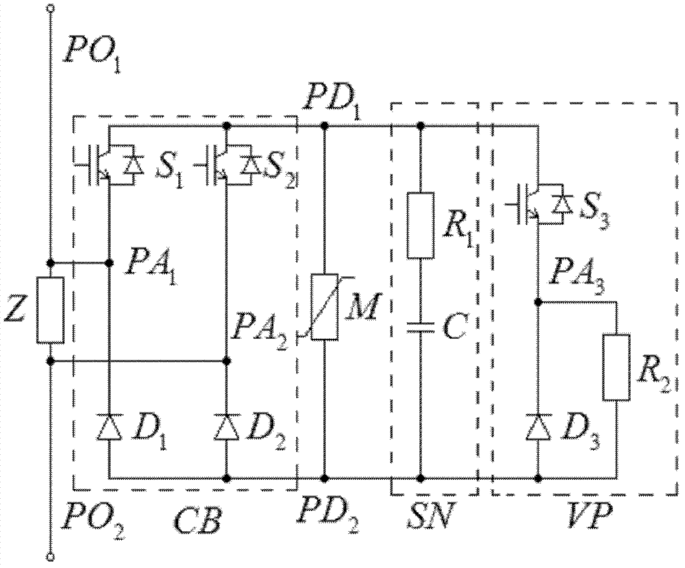 Impedance switching device