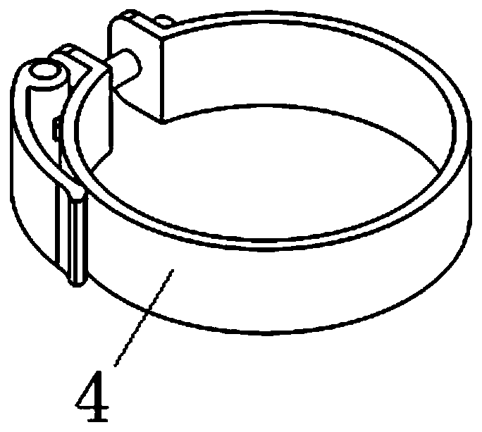 A flexible operation clamping mechanism and operation tooling